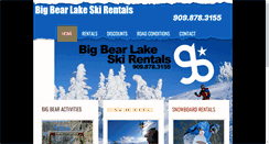 Desktop Screenshot of bigbearlakeskirentals.com